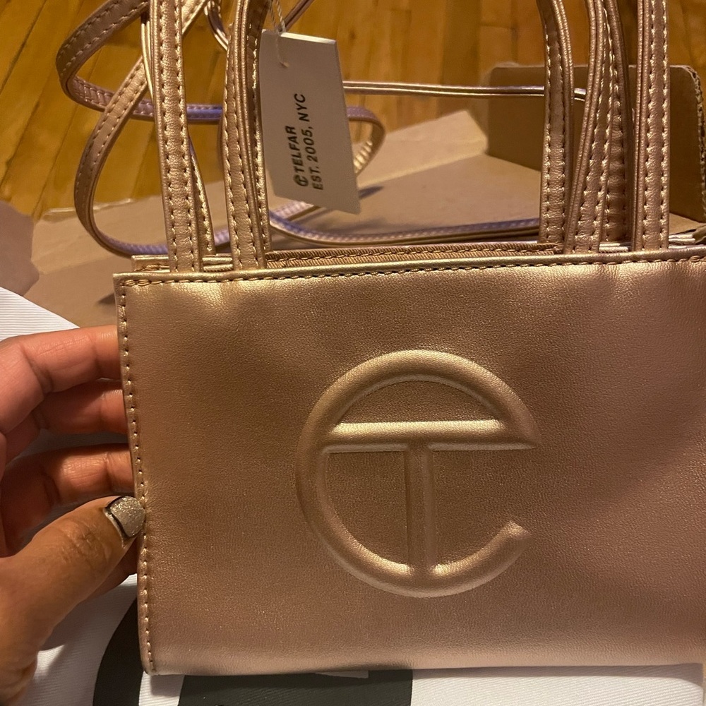 Copper telfar bag